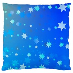 Blue Hot Pattern Blue Star Background Standard Flano Cushion Case (two Sides)