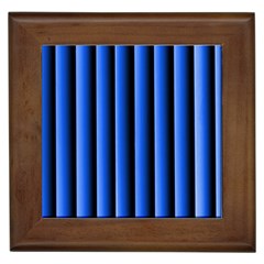 Blue Lines Background Framed Tiles