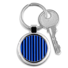 Blue Lines Background Key Chains (round) 