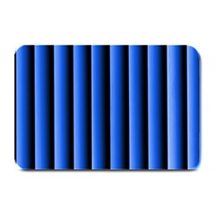 Blue Lines Background Plate Mats