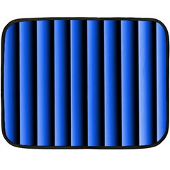 Blue Lines Background Fleece Blanket (mini)