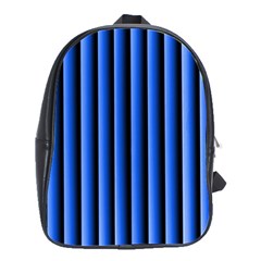 Blue Lines Background School Bags(large) 