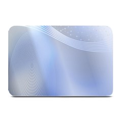 Blue Star Background Plate Mats by Amaryn4rt