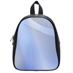 Blue Star Background School Bags (small) 