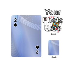 Blue Star Background Playing Cards 54 (mini) 