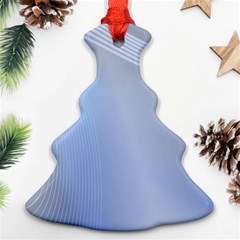 Blue Star Background Ornament (christmas Tree) 