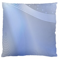 Blue Star Background Large Cushion Case (one Side)