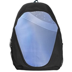 Blue Star Background Backpack Bag