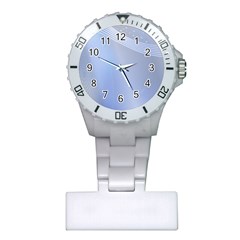 Blue Star Background Plastic Nurses Watch