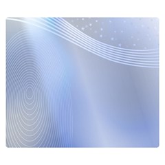 Blue Star Background Double Sided Flano Blanket (small) 