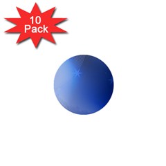 Blue Star Background 1  Mini Buttons (10 Pack)  by Amaryn4rt