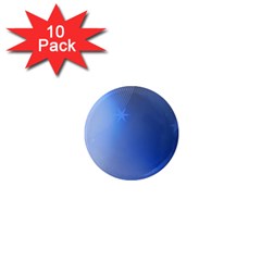 Blue Star Background 1  Mini Magnet (10 Pack) 