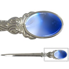 Blue Star Background Letter Openers