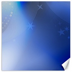 Blue Star Background Canvas 12  X 12  