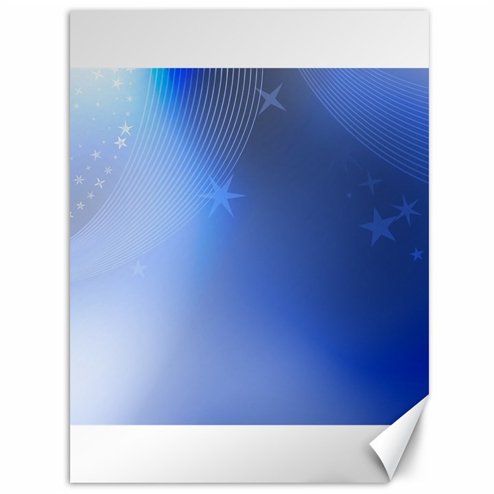 Blue Star Background Canvas 36  x 48  