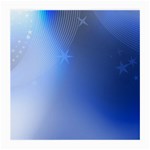 Blue Star Background Medium Glasses Cloth (2-Side) Front