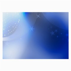 Blue Star Background Large Glasses Cloth