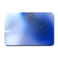 Blue Star Background Small Doormat  by Amaryn4rt