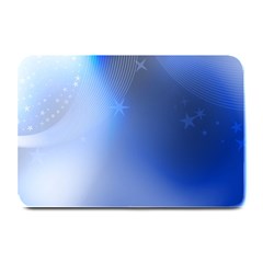 Blue Star Background Plate Mats by Amaryn4rt