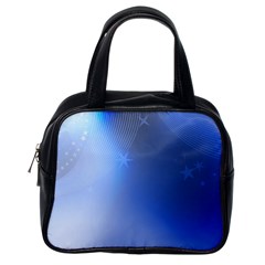 Blue Star Background Classic Handbags (one Side) by Amaryn4rt