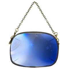 Blue Star Background Chain Purses (two Sides) 