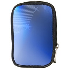 Blue Star Background Compact Camera Cases