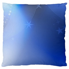 Blue Star Background Large Cushion Case (one Side)