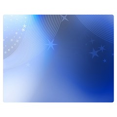 Blue Star Background Double Sided Flano Blanket (medium) 