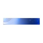 Blue Star Background Flano Scarf (Mini) Front