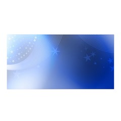 Blue Star Background Satin Wrap