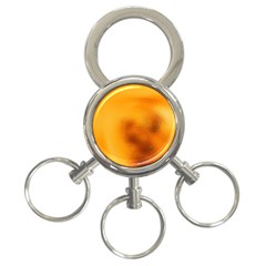 Blurred Glass Effect 3-ring Key Chains