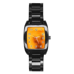 Blurred Glass Effect Stainless Steel Barrel Watch