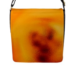 Blurred Glass Effect Flap Messenger Bag (l)  by Amaryn4rt