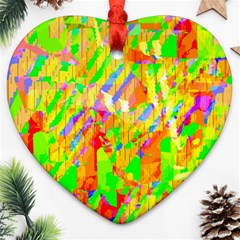 Cheerful Phantasmagoric Pattern Ornament (heart)