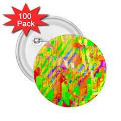 Cheerful Phantasmagoric Pattern 2 25  Buttons (100 Pack) 