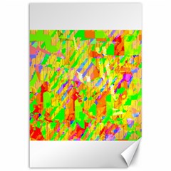 Cheerful Phantasmagoric Pattern Canvas 12  X 18  