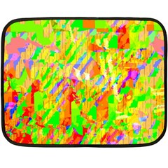 Cheerful Phantasmagoric Pattern Double Sided Fleece Blanket (mini) 