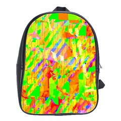 Cheerful Phantasmagoric Pattern School Bags(large)  by Amaryn4rt