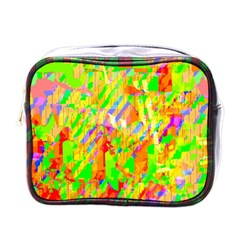 Cheerful Phantasmagoric Pattern Mini Toiletries Bags by Amaryn4rt