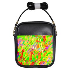 Cheerful Phantasmagoric Pattern Girls Sling Bags by Amaryn4rt