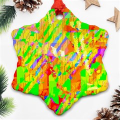 Cheerful Phantasmagoric Pattern Ornament (snowflake)