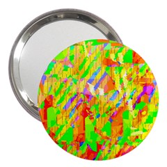 Cheerful Phantasmagoric Pattern 3  Handbag Mirrors