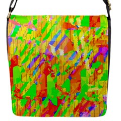 Cheerful Phantasmagoric Pattern Flap Messenger Bag (s) by Amaryn4rt