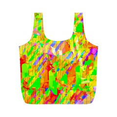 Cheerful Phantasmagoric Pattern Full Print Recycle Bags (m)  by Amaryn4rt