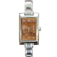 Circuit Board Rectangle Italian Charm Watch