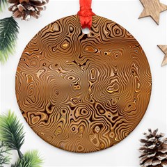 Circuit Board Ornament (round)