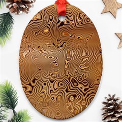 Circuit Board Ornament (oval) by Amaryn4rt