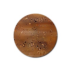 Circuit Board Rubber Round Coaster (4 Pack) 