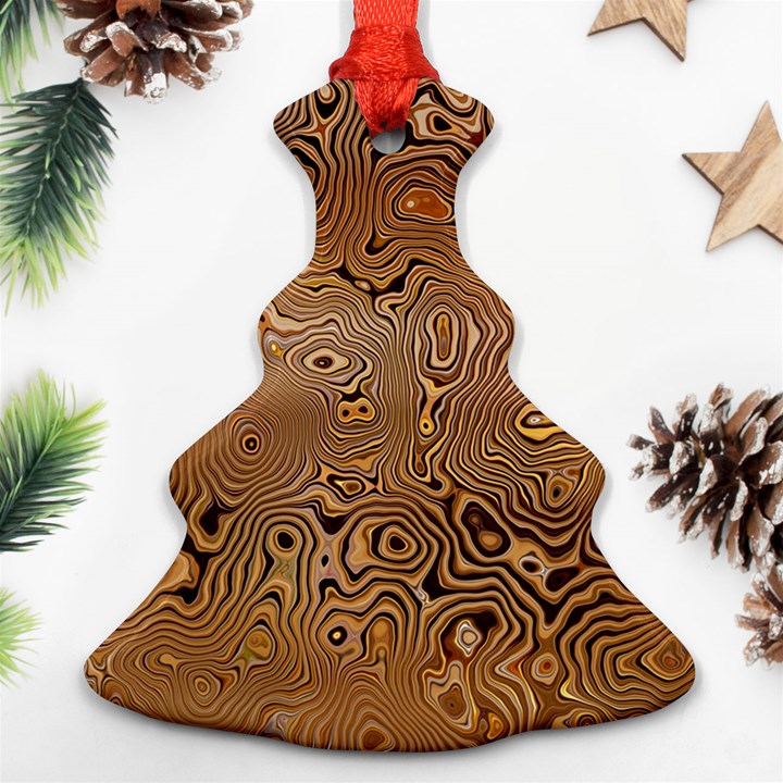 Circuit Board Christmas Tree Ornament (Two Sides)