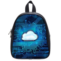 Circuit Computer Chip Cloud Security School Bags (small) 